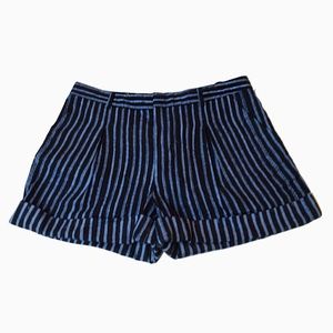 Rachel Roy Striped Mini Shorts